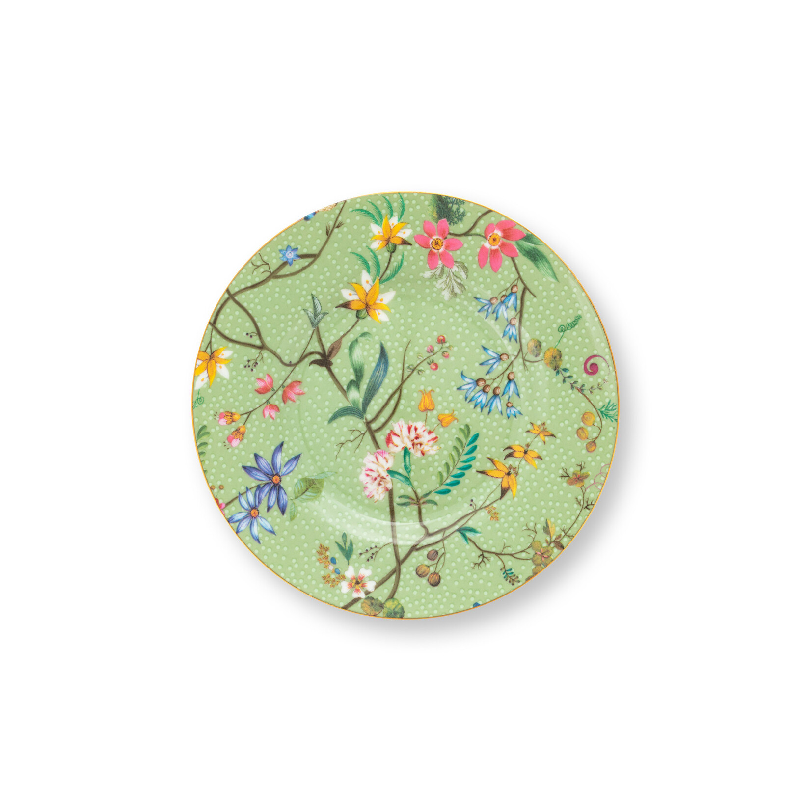 PIP Studio Petit four Jolie Flowers green 12 cm