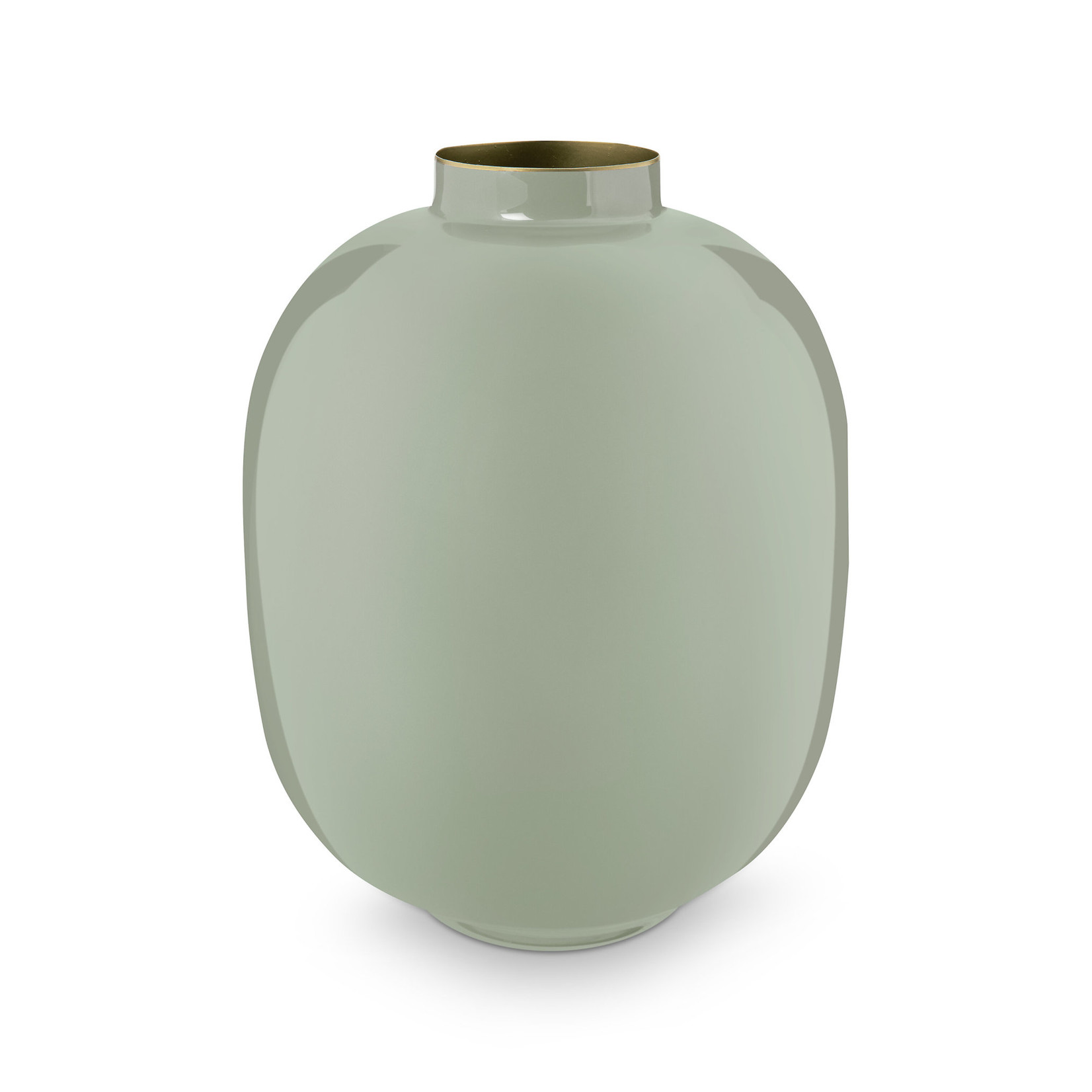 Pip Studio Home Accessories Vase Metal Green 32cm