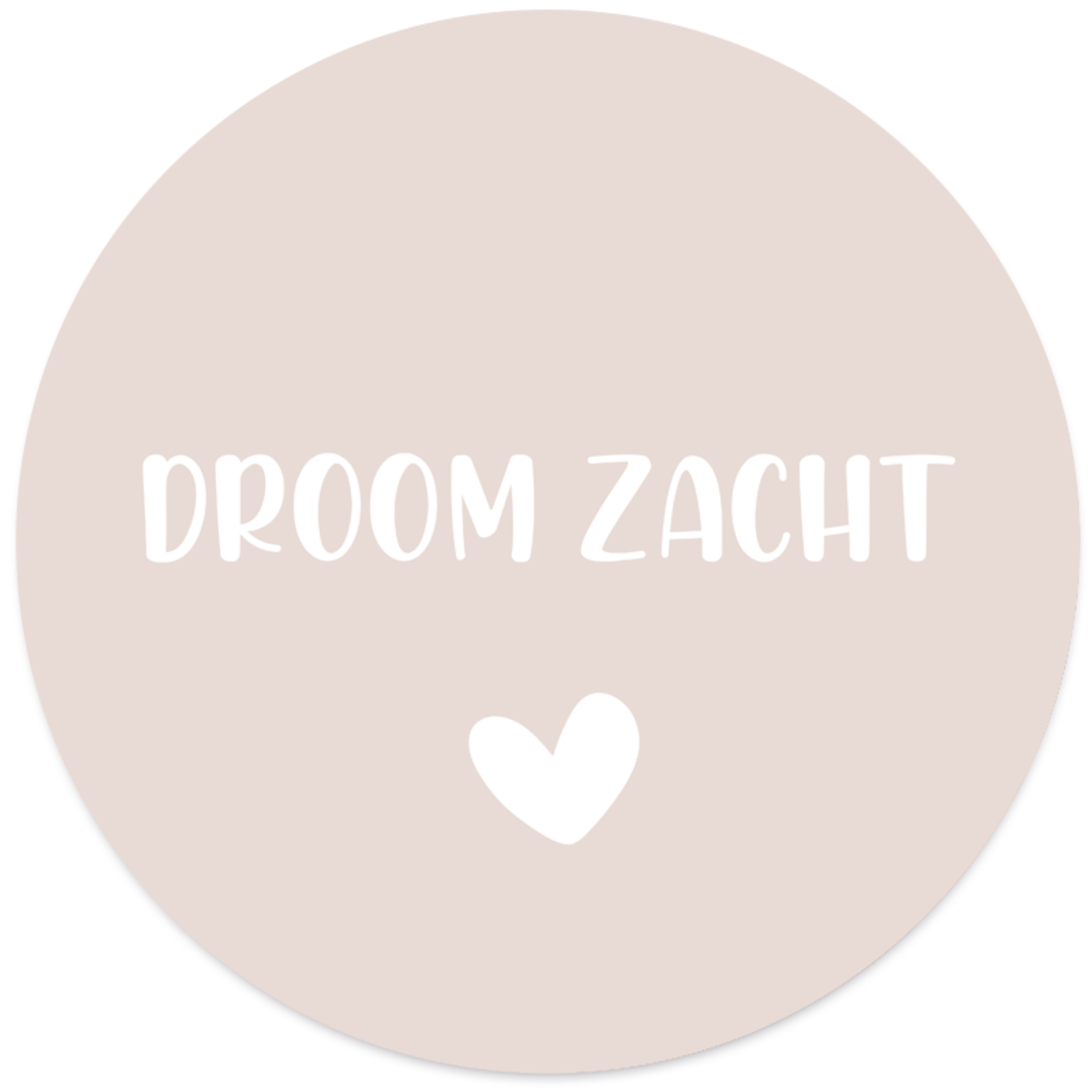 Label2X Muurcirkel kids droom zacht