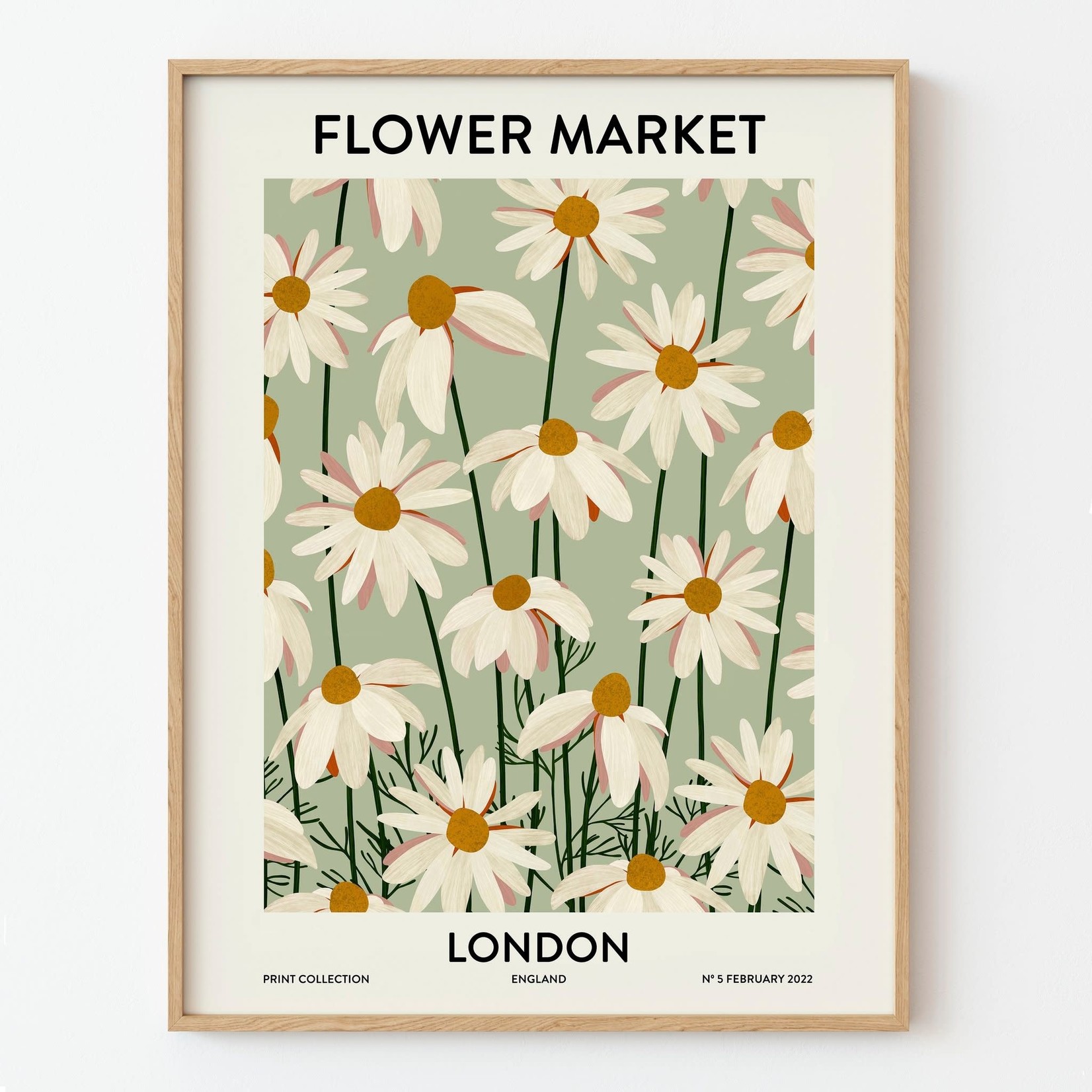 El Buen Limón Flower market London Art print
