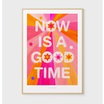 Just Cool Design A5 Now is a good time | Quote Art Print Typography Poster