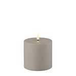 Deluxe Homeart Grey Outdoor LED Candle D 10 *10 cm