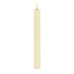 Deluxe Homeart Cream LED Dinner Candle D 2,2 * 24 cm per stuk