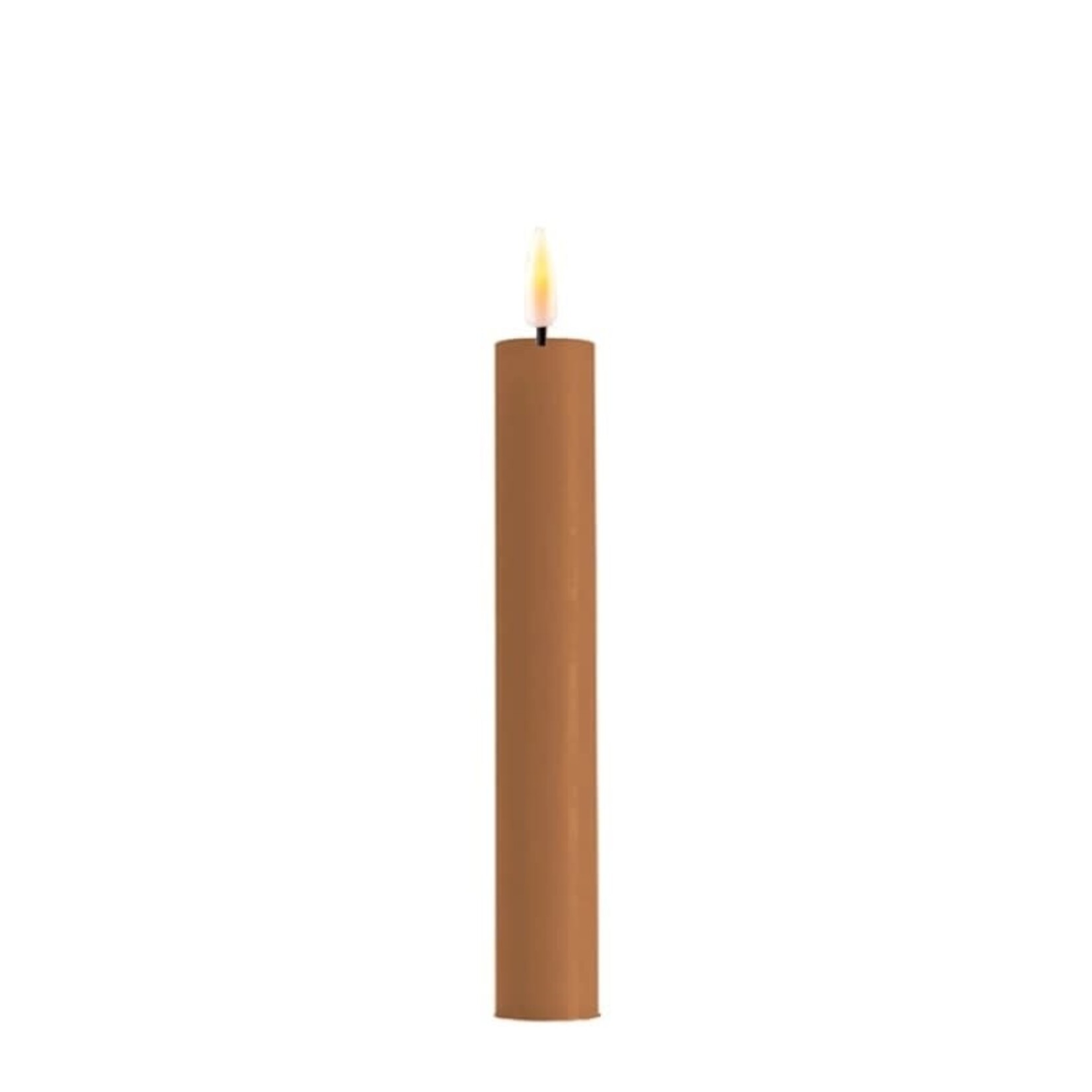 Deluxe Homeart Caramel LED Dinner Candle D 2,2 * 15 cm per stuk