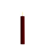 Deluxe Homeart Bourgogne Red LED Dinner Candle D 2,2 * 15cm per stuk