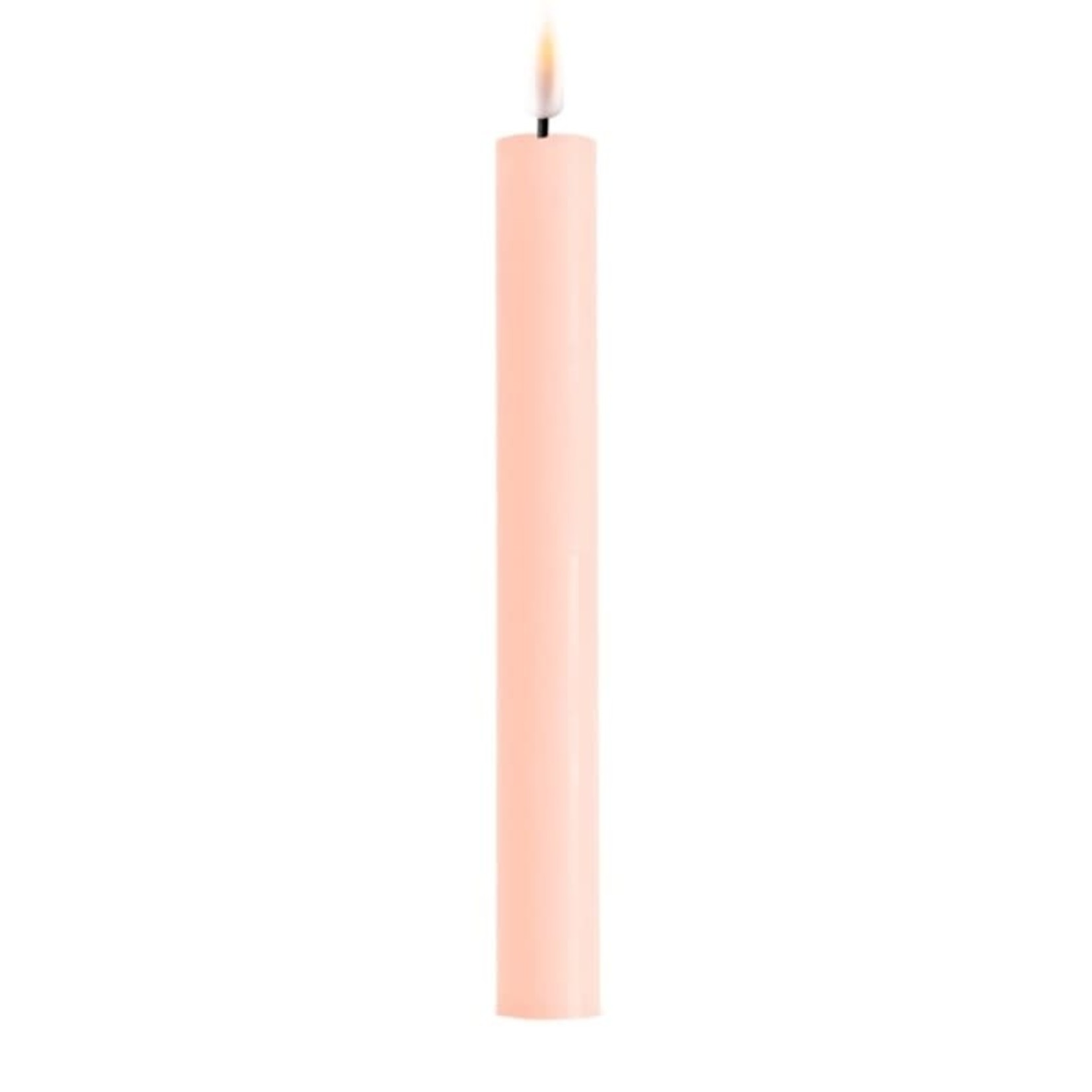 Deluxe Homeart Light Pink LED Dinner Candle 2,2 * 24cm per stuk