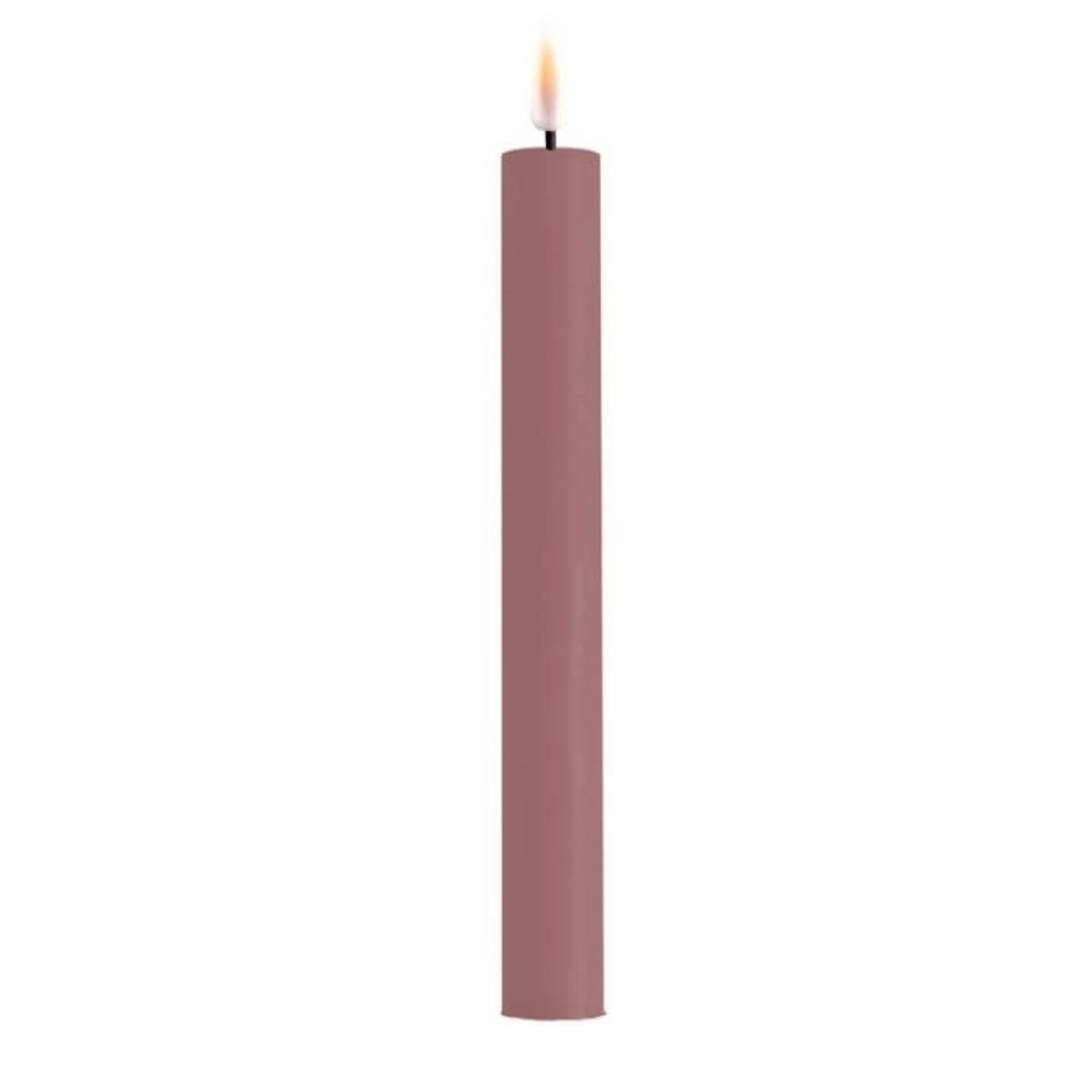 Deluxe Homeart Light Purple LED Dinner Candle 2,2 * 24cm per stuk