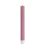 Deluxe Homeart Lavendel LED Dinner Candle D 2,2 * 24cm per stuk