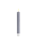 Deluxe Homeart Dust Blue LED Dinner Candle D 2,2 * 15cm per stuk
