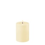 Deluxe Homeart Cream LED Candle D: 7,5*10cm