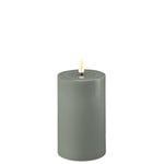 Deluxe Homeart Salvie Green LED Candle D: 7,5* 12,5cm