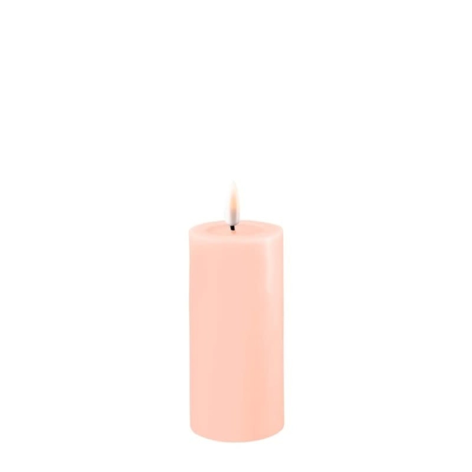 Deluxe Homeart Light Pink LED Candle D 5 * 10 cm