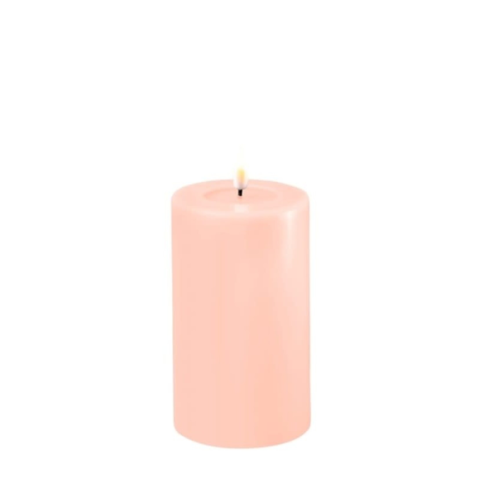 Deluxe Homeart Light Pink LED Candle D 7,5*12,5cm