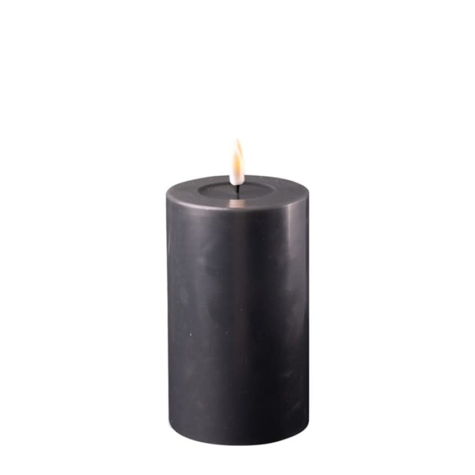 Deluxe Homeart Black LED Candle D 7,5 * 12.5 cm