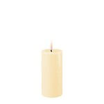 Deluxe Homeart Cream LED Candle D 5 * 10 cm