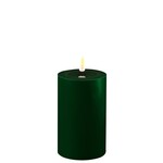 Deluxe Homeart Dark Green LED Candle D 7,5*12,5cm