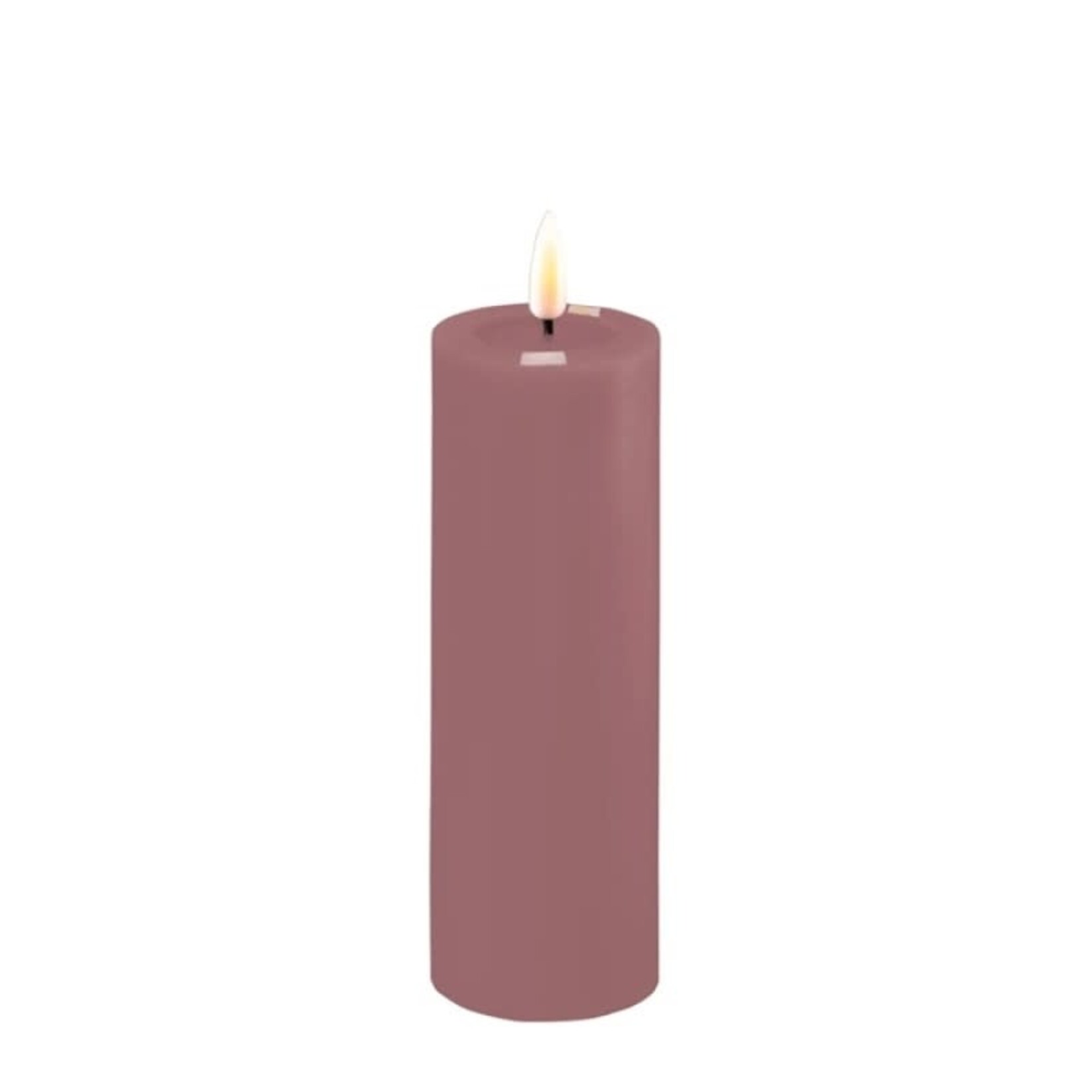 Deluxe Homeart Light Purple LED Candle D: 5 * 15cm