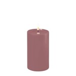 Deluxe Homeart Light Purple LED Candle D 7,5*12,5cm
