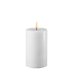 Deluxe Homeart White LED Candle D 7,5 * 12.5 cm