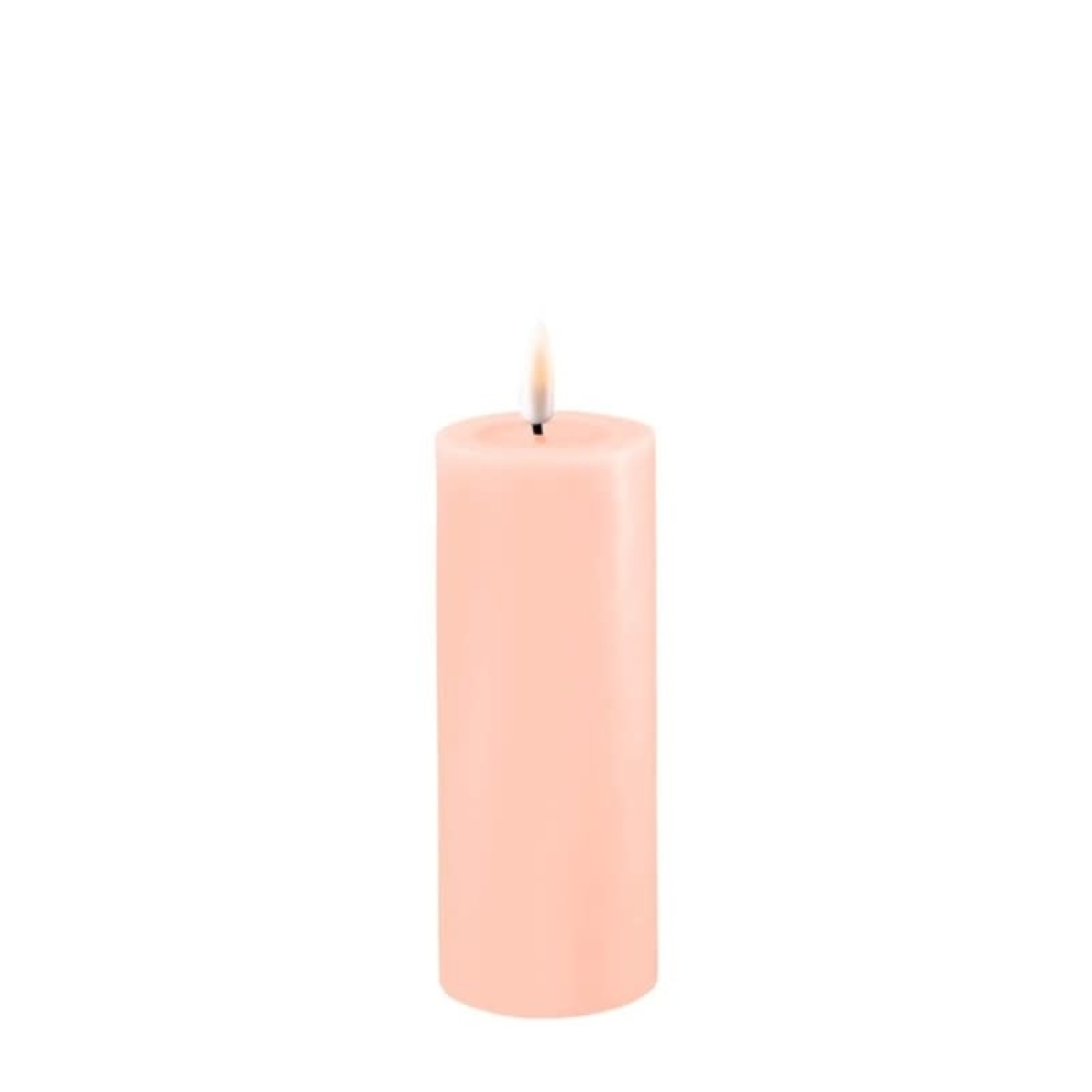 Deluxe Homeart Light pink LED Candle D 5 * 12,5 cm