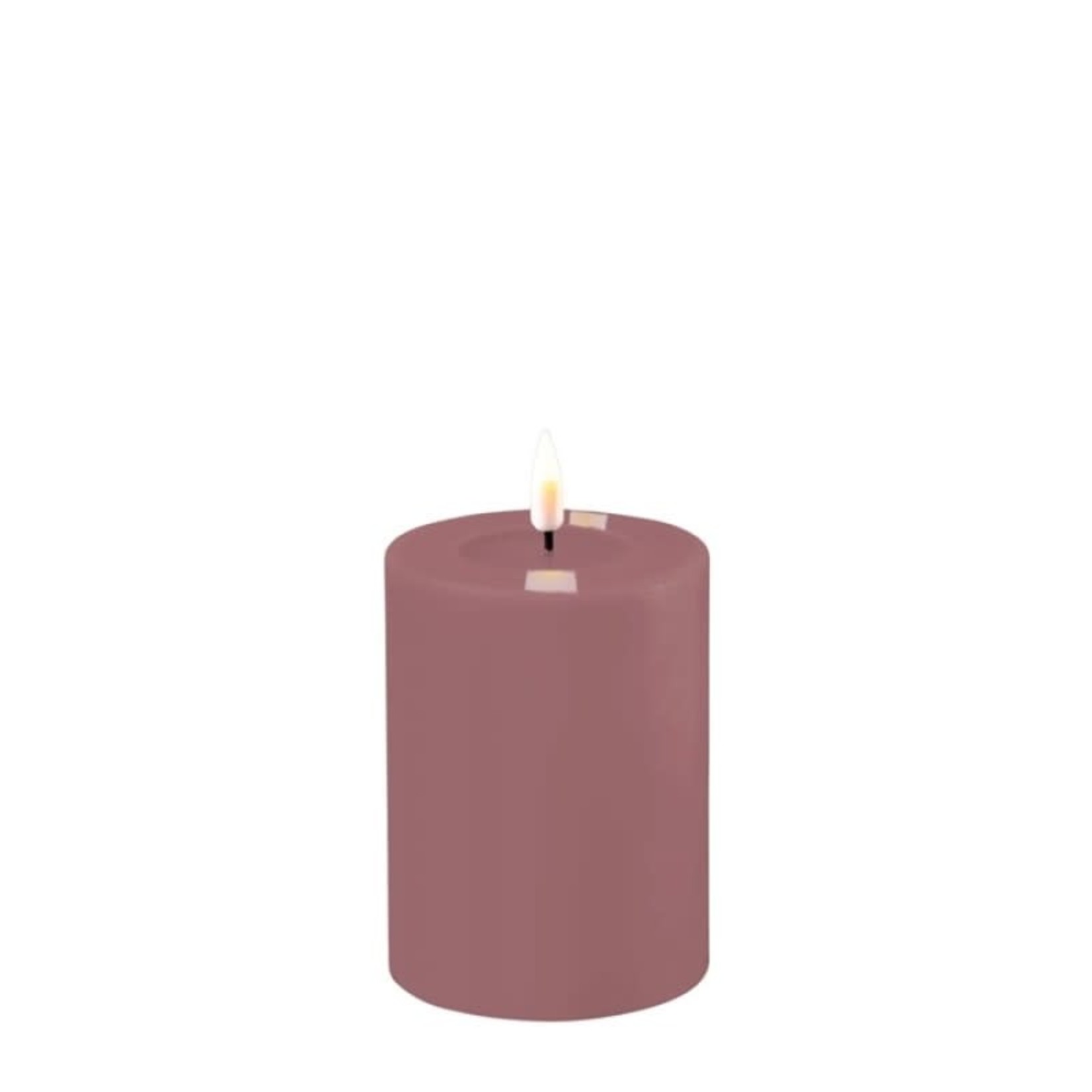 Deluxe Homeart Light purple LED Candle D 7,5 * 10cm