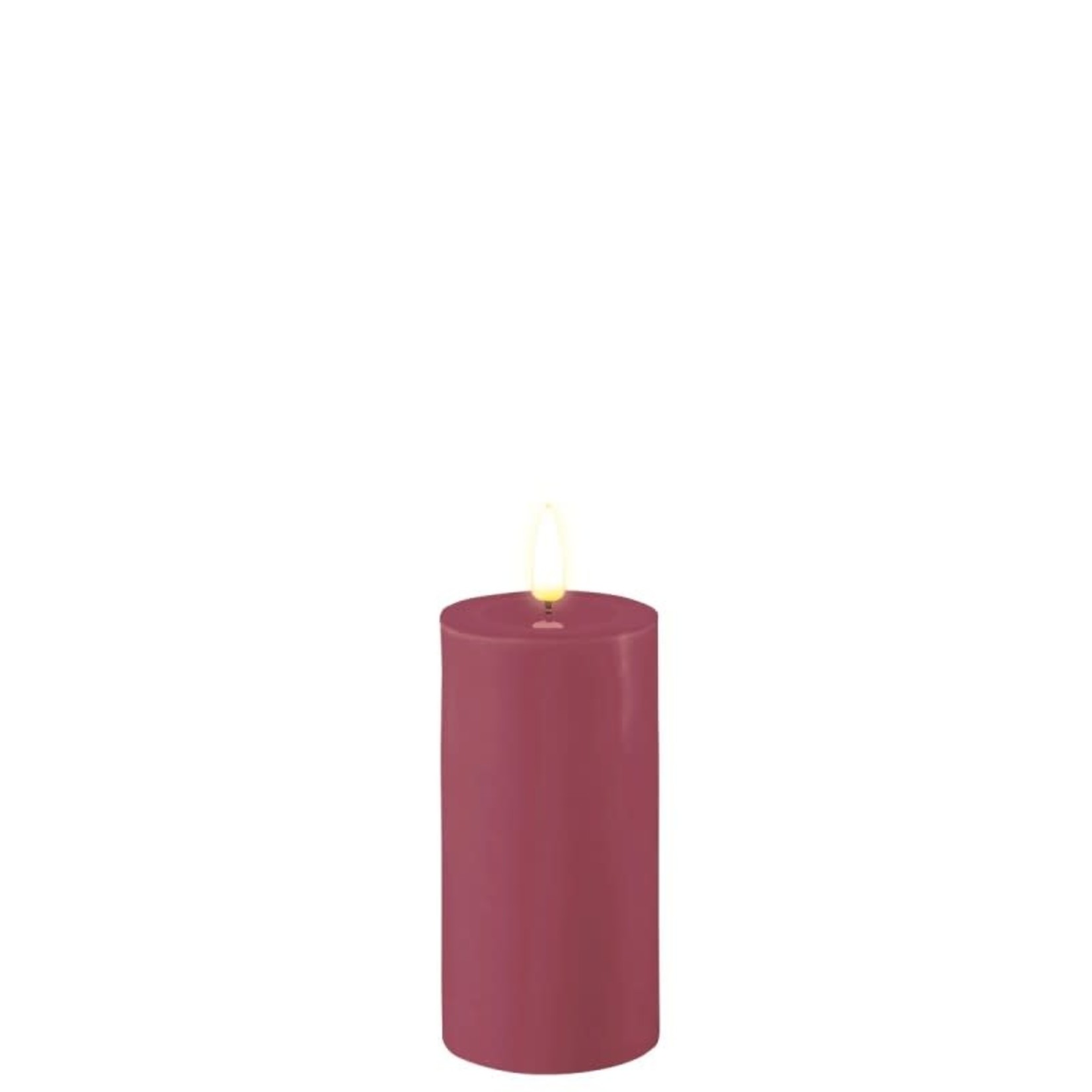 Deluxe Homeart Magenta LED Candle 5*10cm