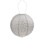 LUMIZ Lumiz Solar Lampion Ikat Rond 30 cm Licht Taupe