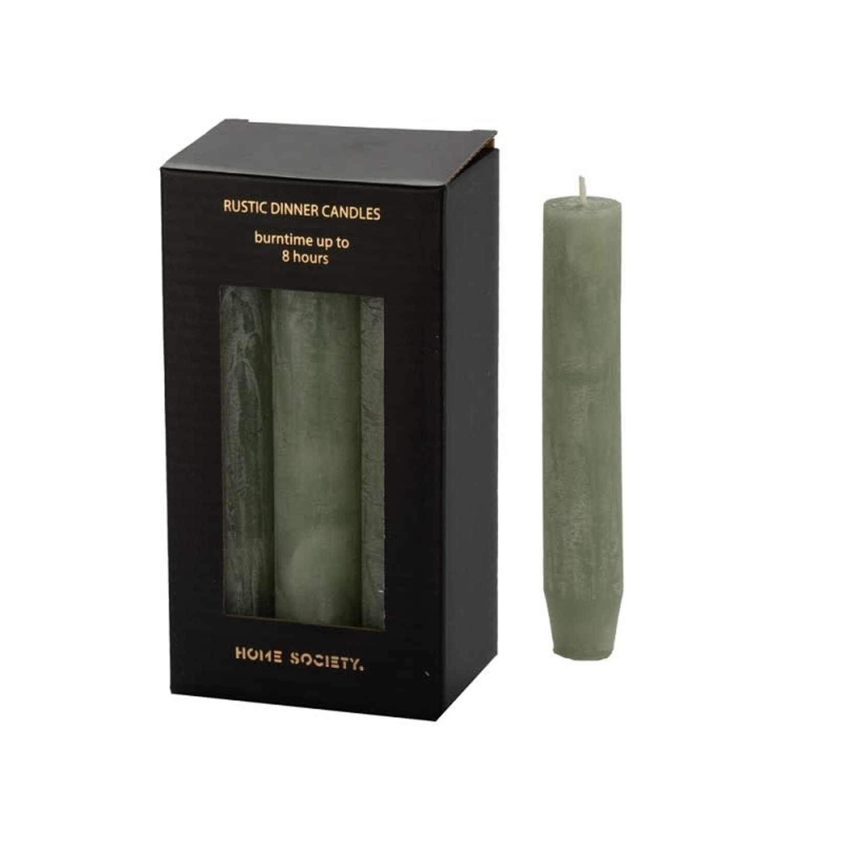 Home Society Dinner Candle S Celadon set 6