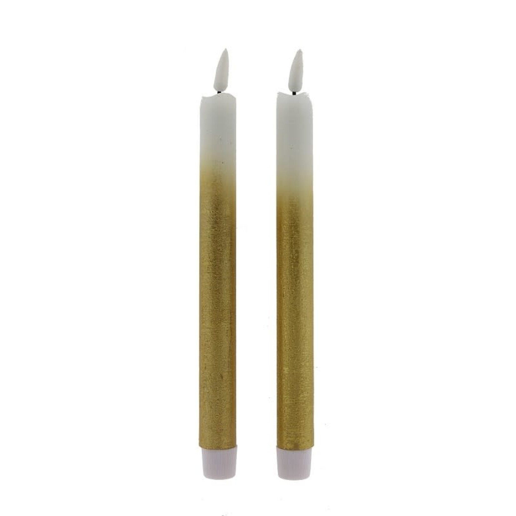 Home Society LED Dinner Candle goud/wit per stuk