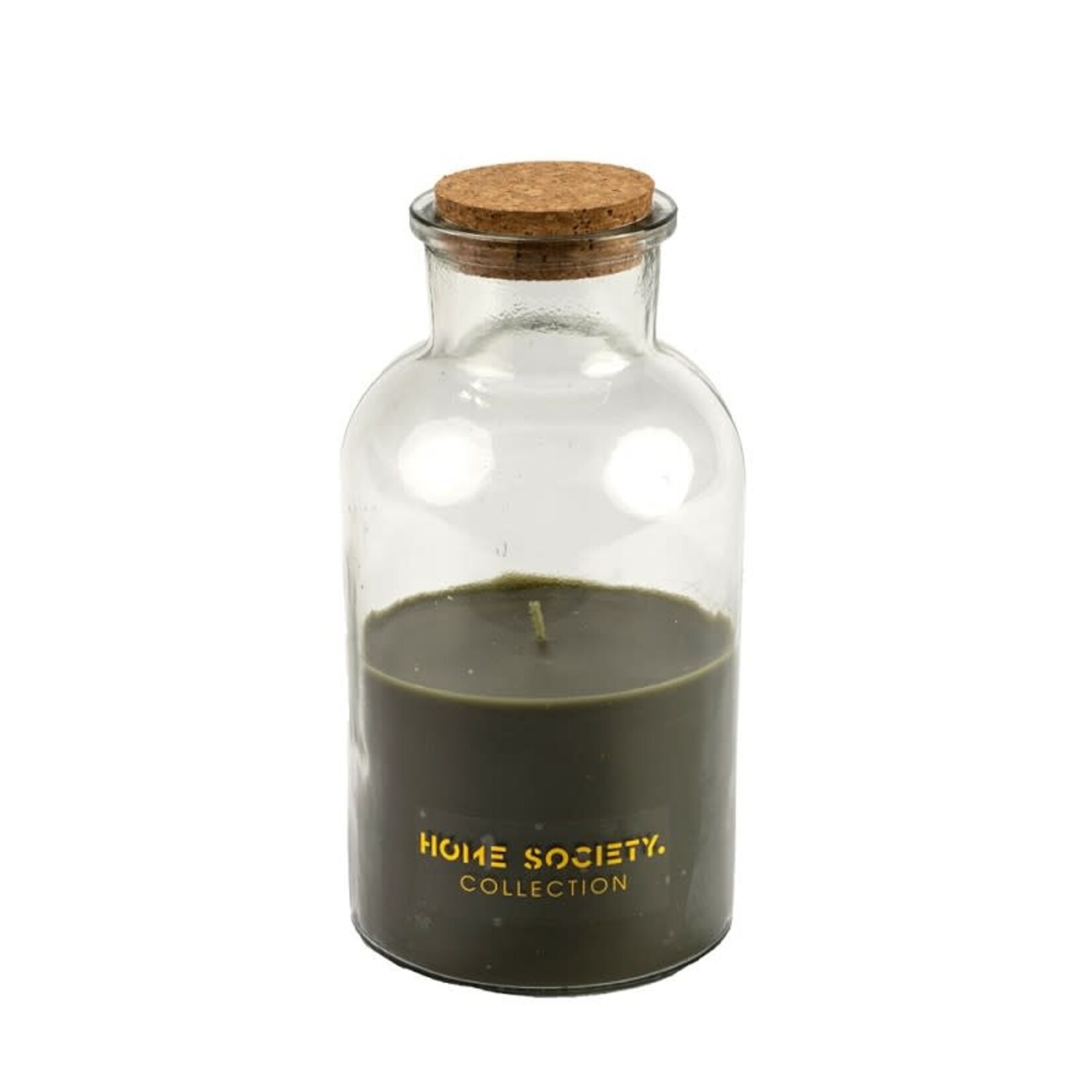 Home Society Jar Candle Lisse L Dark Green