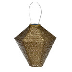 LUMIZ Lumiz Solar Lampion  Diamond Sashiko 28 cm gold