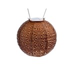 LUMIZ Lumiz Solar Lampion sashiko Rond 20 cm Copper