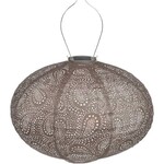 LUMIZ Lumiz Solar lampion Paisley taupe oval 40 cm