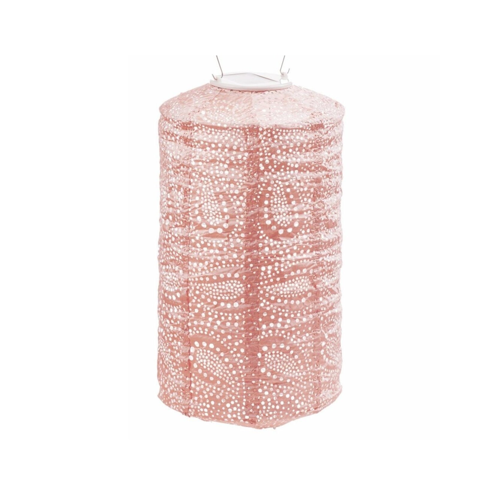 LUMIZ Lumiz Solar Lampion Paisley Cylinder 18cm  Roze