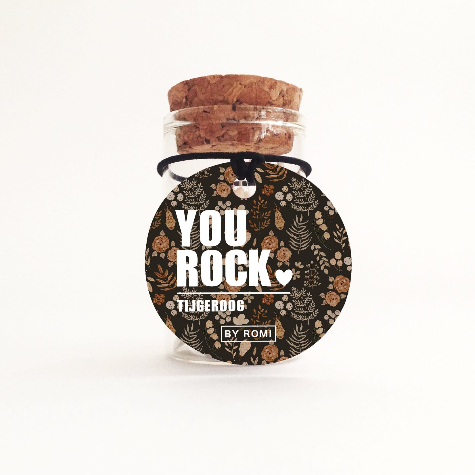 By Romi Creative Studio Tijgeroog in potje / You rock