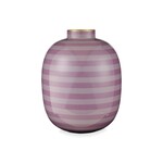 Pip Studio - Dutch market only Vase Metal Stripes Lilac 32cm