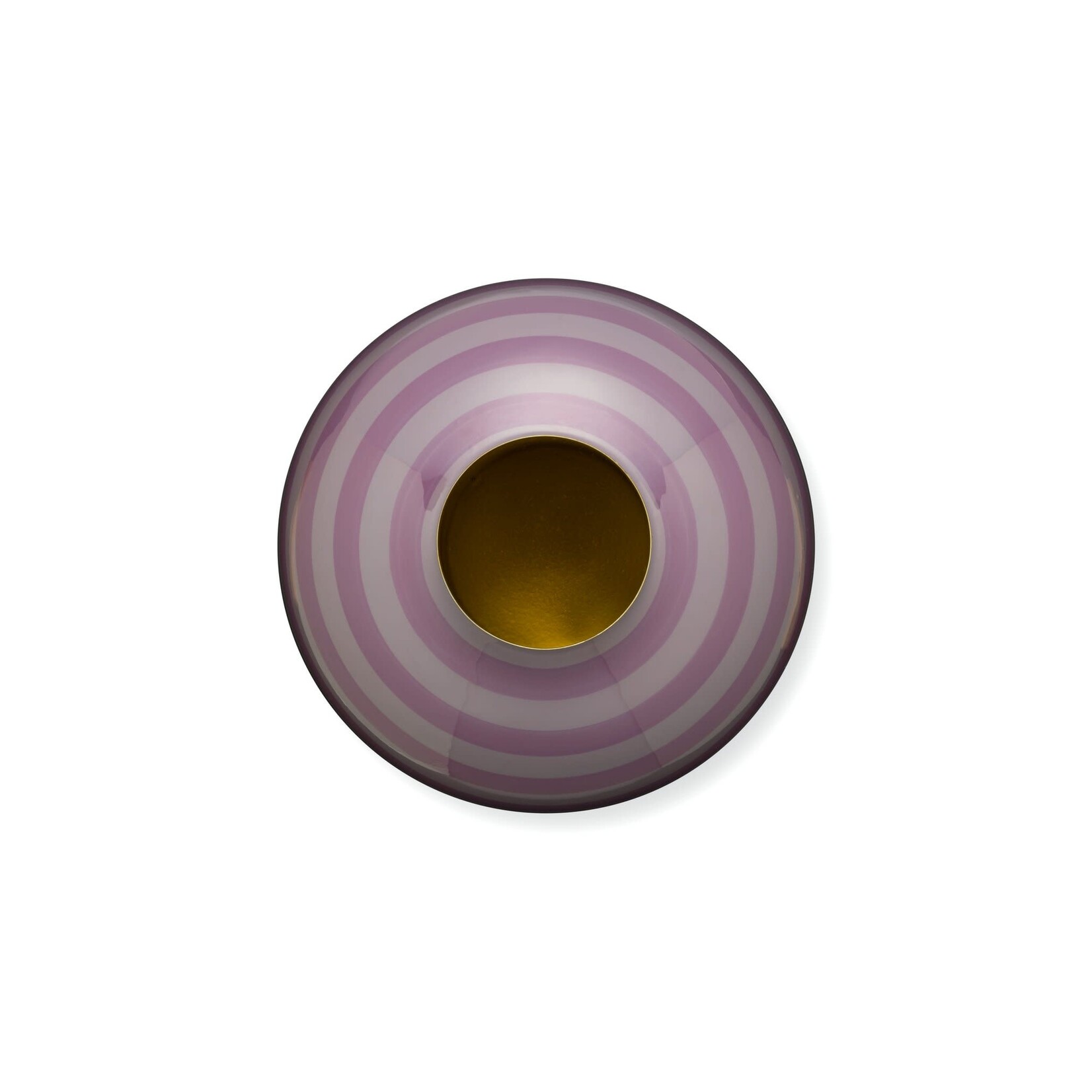 PIP Studio Vase Metal Stripes Lilac 32cm