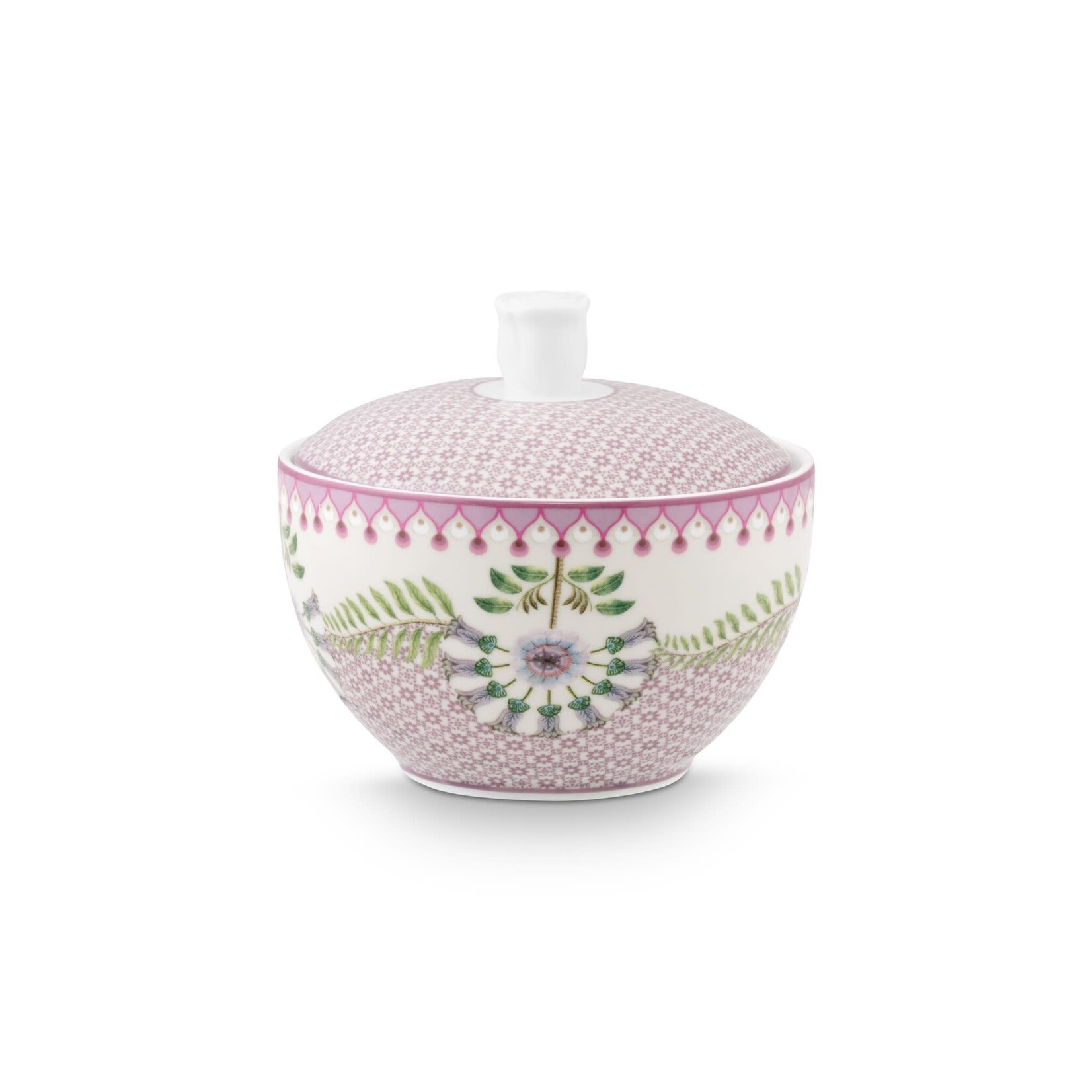 PIP Studio Sugar Bowl Lily&Lotus Tiles Lilac 300ml