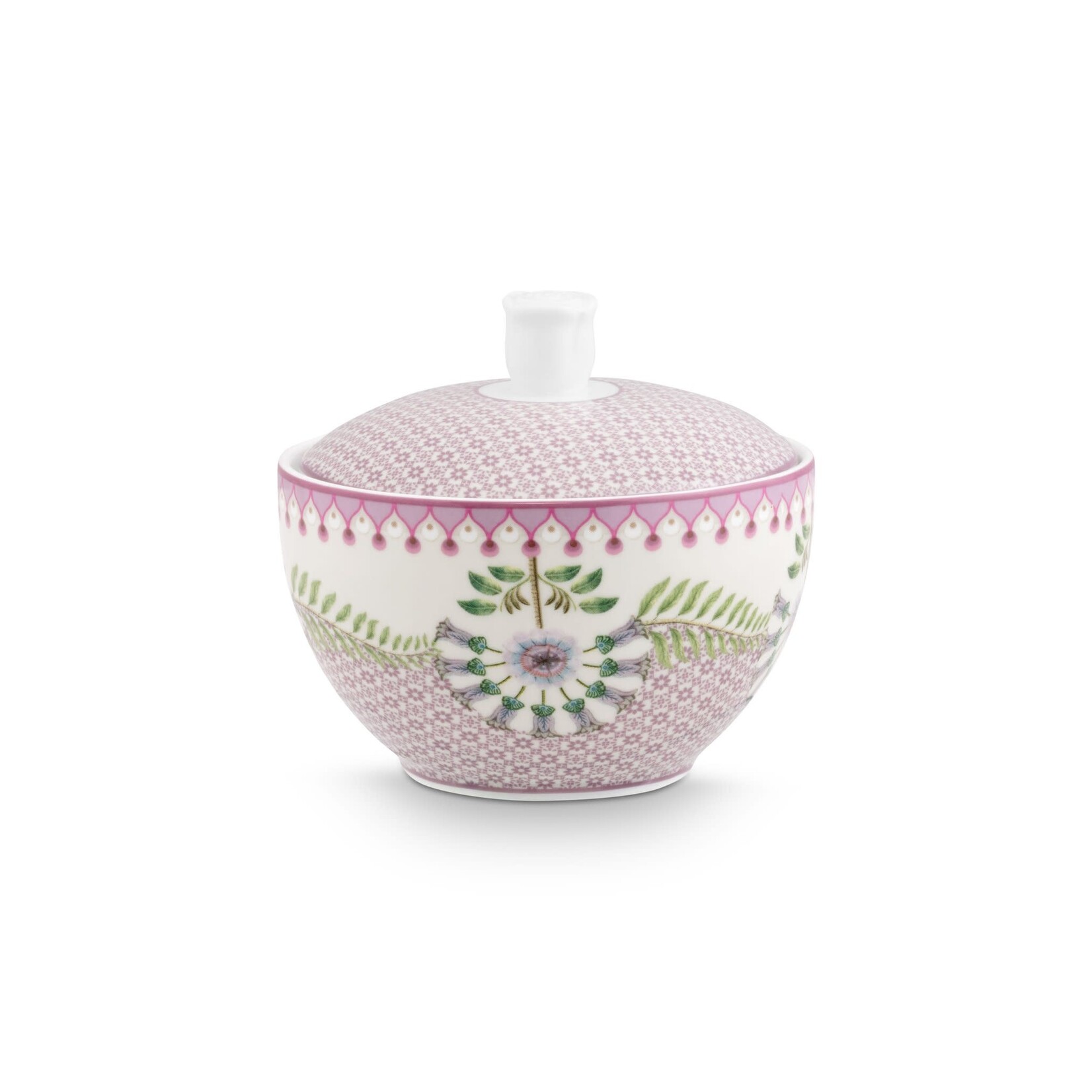 PIP Studio Sugar Bowl Lily&Lotus Tiles Lilac 300ml