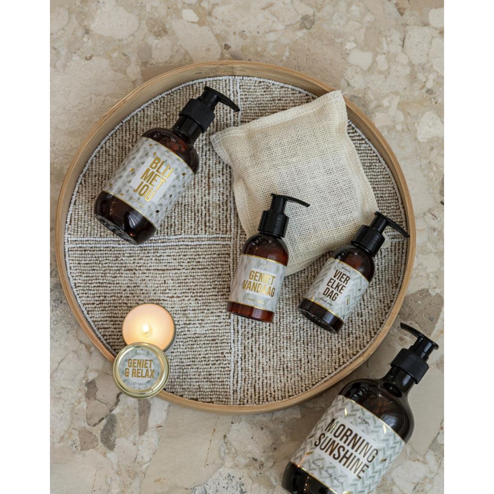 Kumai Giftset Handsoap & Handlotion - Vier elke dag & Geniet vandaag 100ml