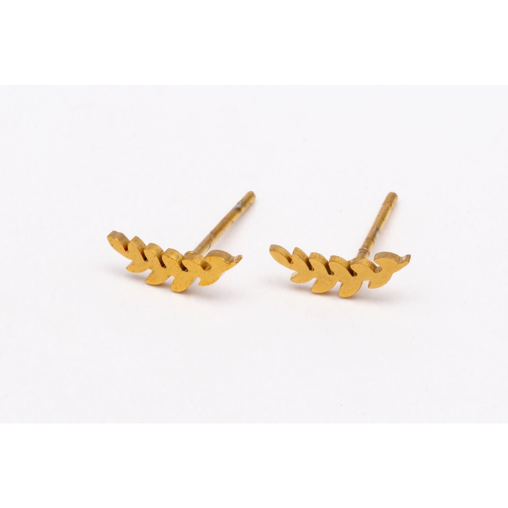 WAUW Jewellery Oorbellen stainless steel goud takje