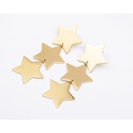 WAUW Jewellery Oorbellen stainless steel goud 3/ster