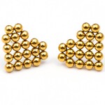 WAUW Jewellery Oorbellen stainless steel goud hart