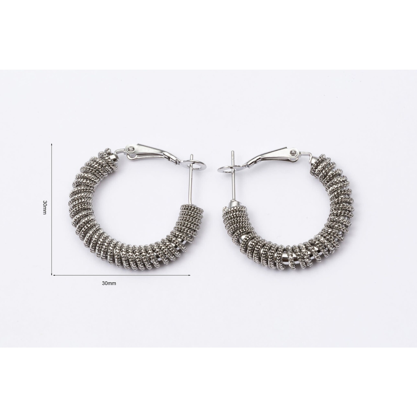 WAUW Jewellery Oorbellen stainless steel zilver van 14.99 voor