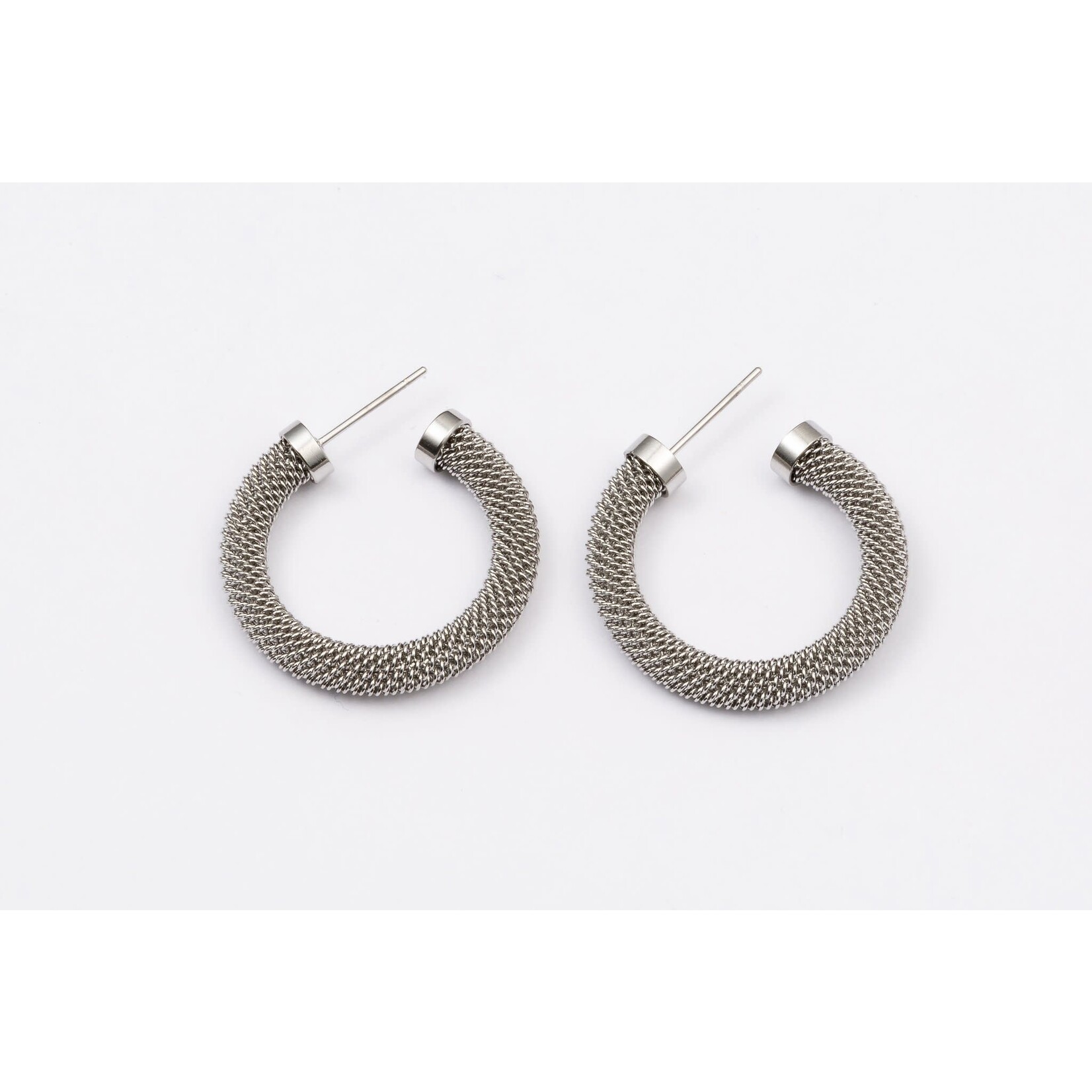 WAUW Jewellery Oorbellen stainless steel zilver ring