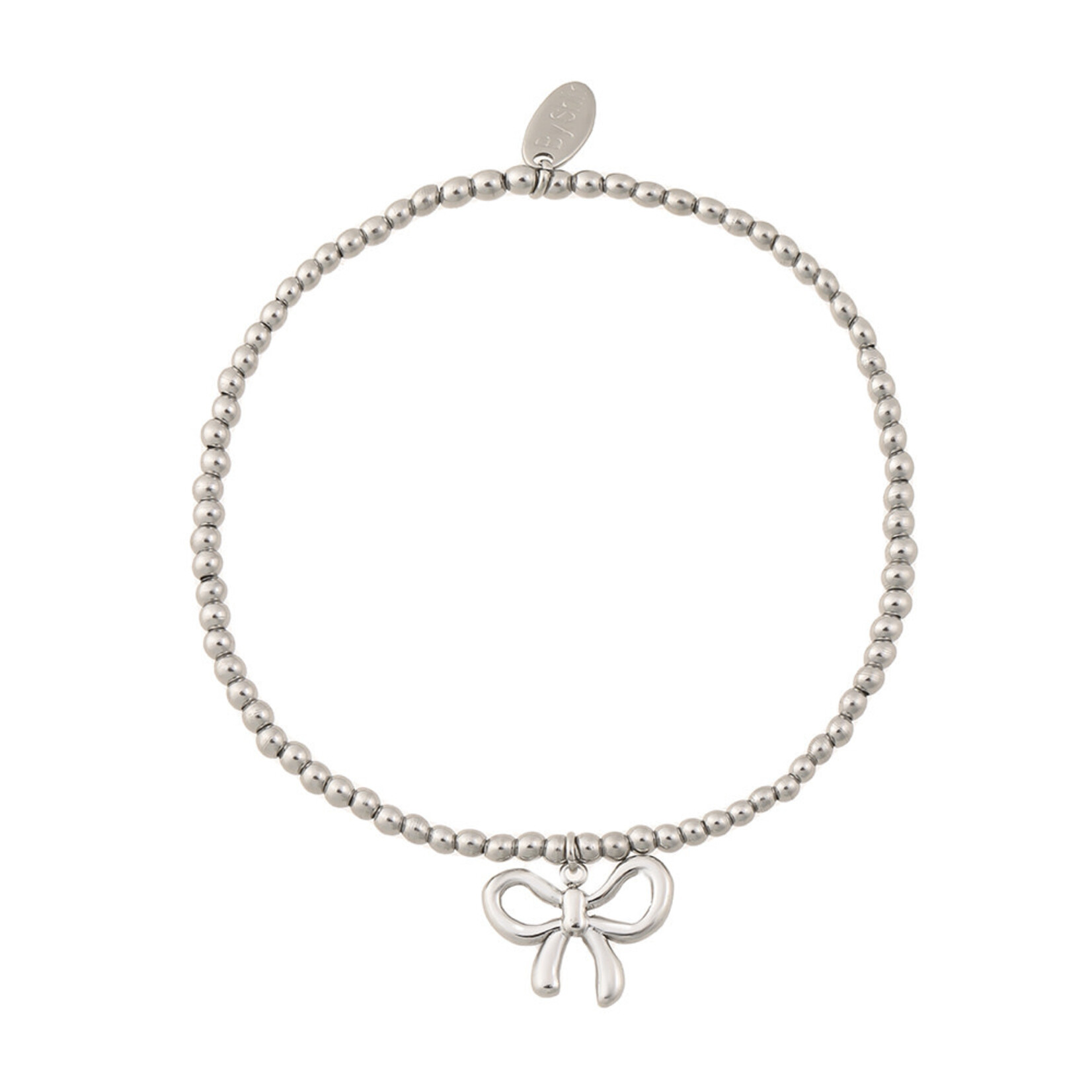 By Shir Armband Kraaltjes Bow Zilver