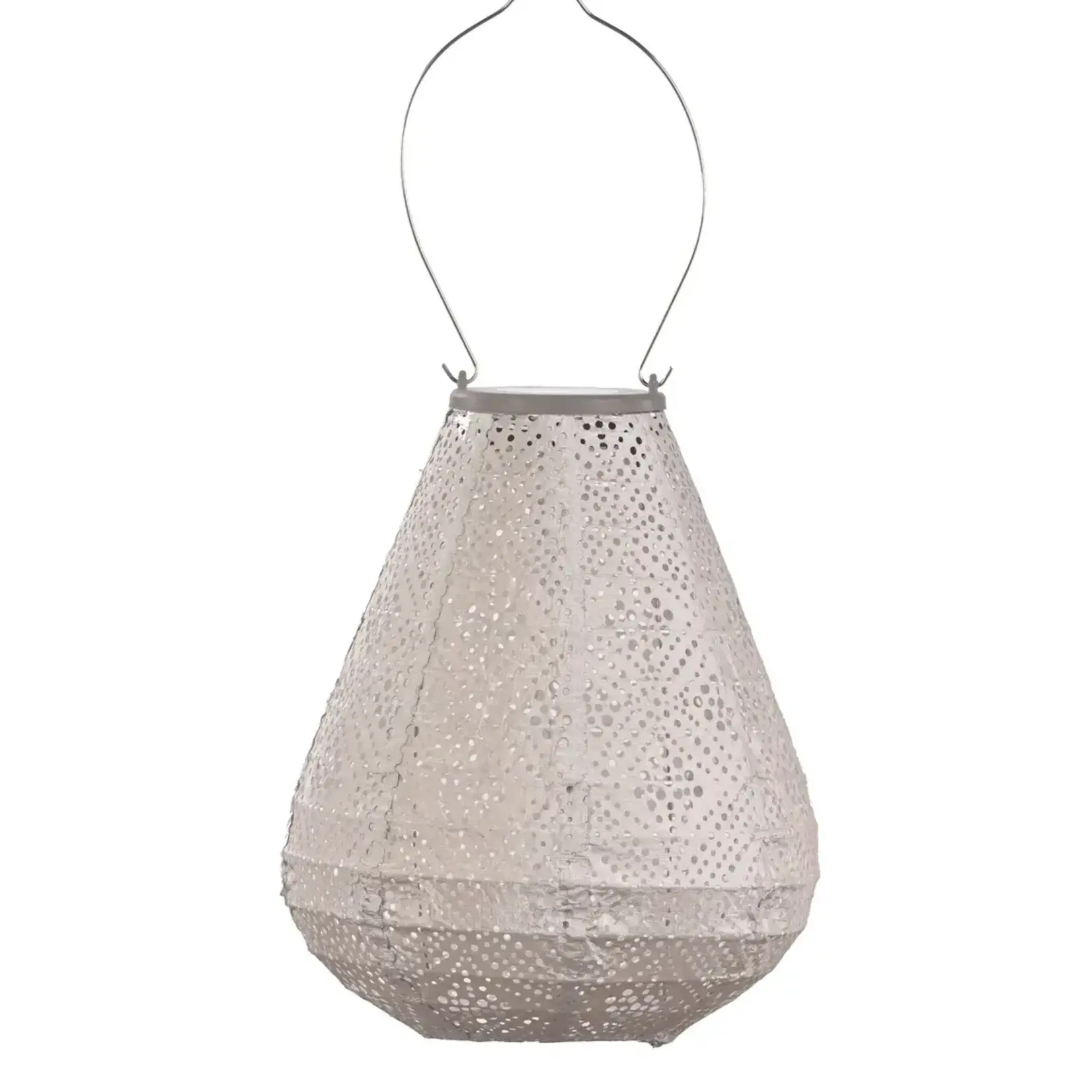 LUMIZ Lumiz Solar Lampion Tulip 20cm Topaze light taupe