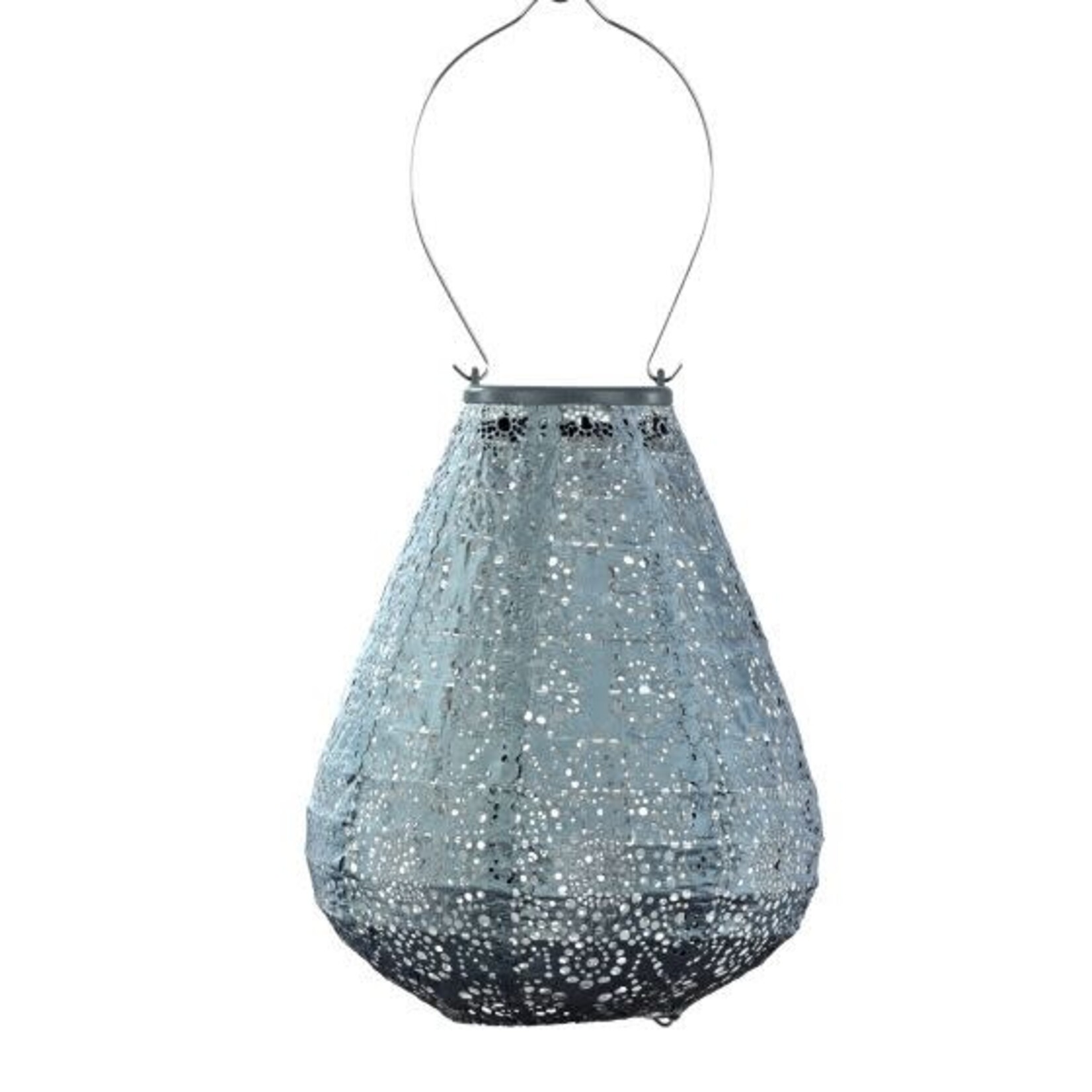 LUMIZ Lumiz Solar Lampion Tulip 20cm Fiore grijsblauw