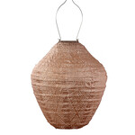 LUMIZ Lumiz Solar Lampion Jar 30cm Ikat Pink