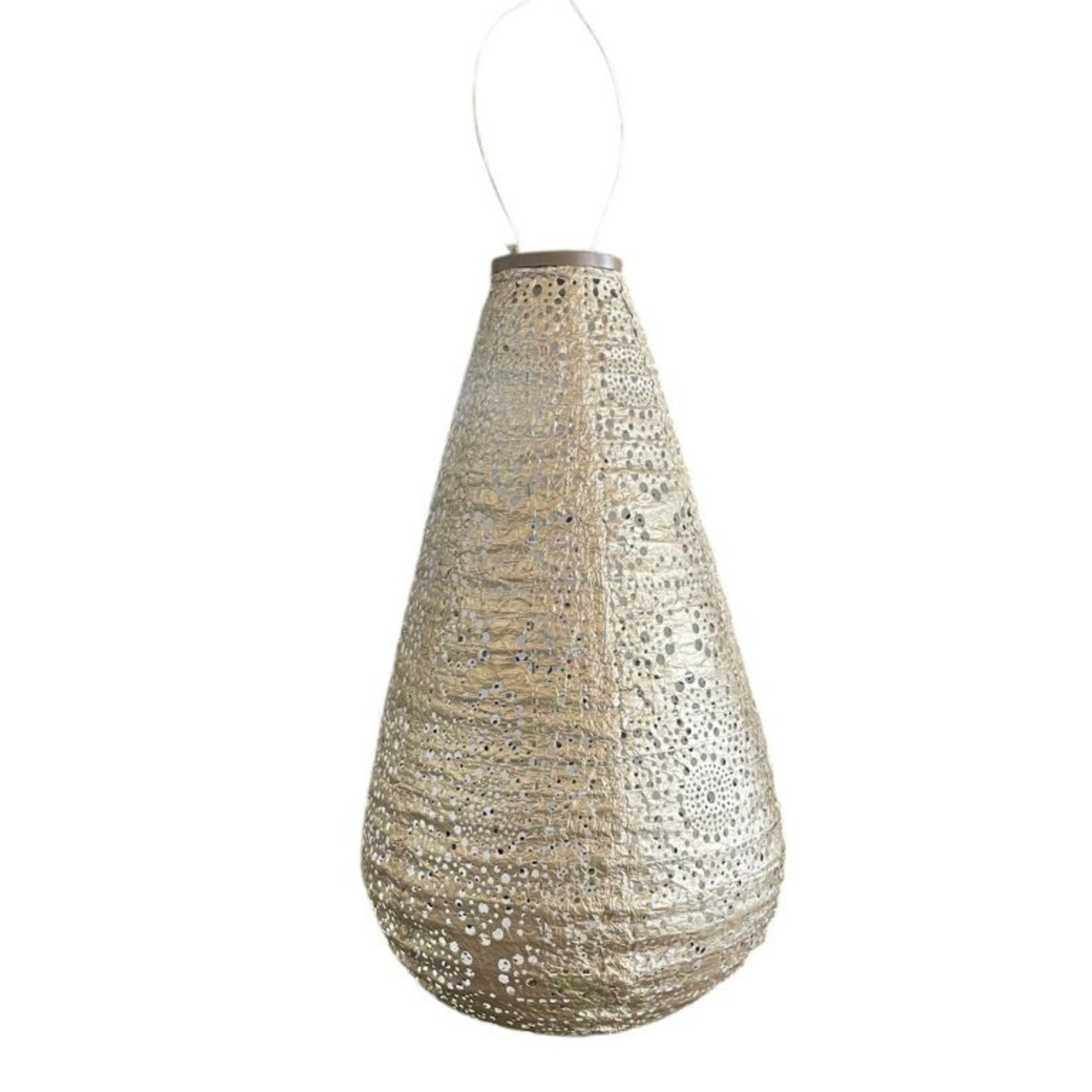 LUMIZ Lumiz Solar Lampion Drop 28 Fiore Gold